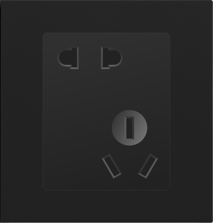 D系列D3P2斜位五孔插座_酒店智能开关面板_温控面板_情景模式开关_插卡取电 - 未来居