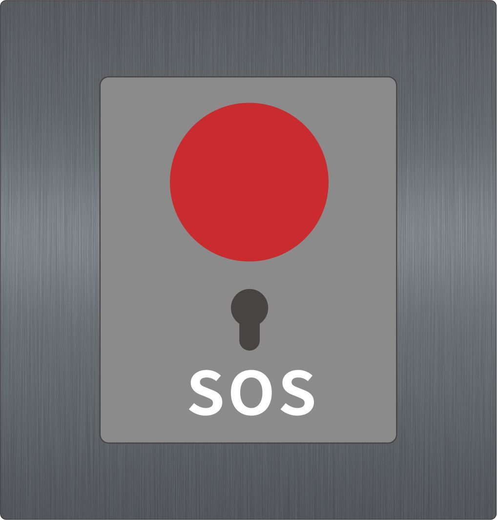 D系列D5紧急呼叫开关（SOS）_酒店智能开关面板_温控面板_情景模式开关_插卡取电 - 未来居