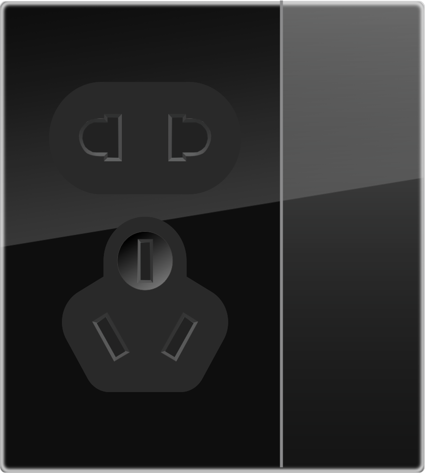 D系列D6五孔插座机械开关控制（一开二三级）_酒店智能开关面板_温控面板_情景模式开关_插卡取电 - 未来居