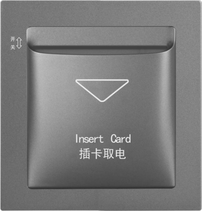 L系列L3插卡取电_酒店智能开关面板_温控面板_情景模式开关_插卡取电 - 未来居