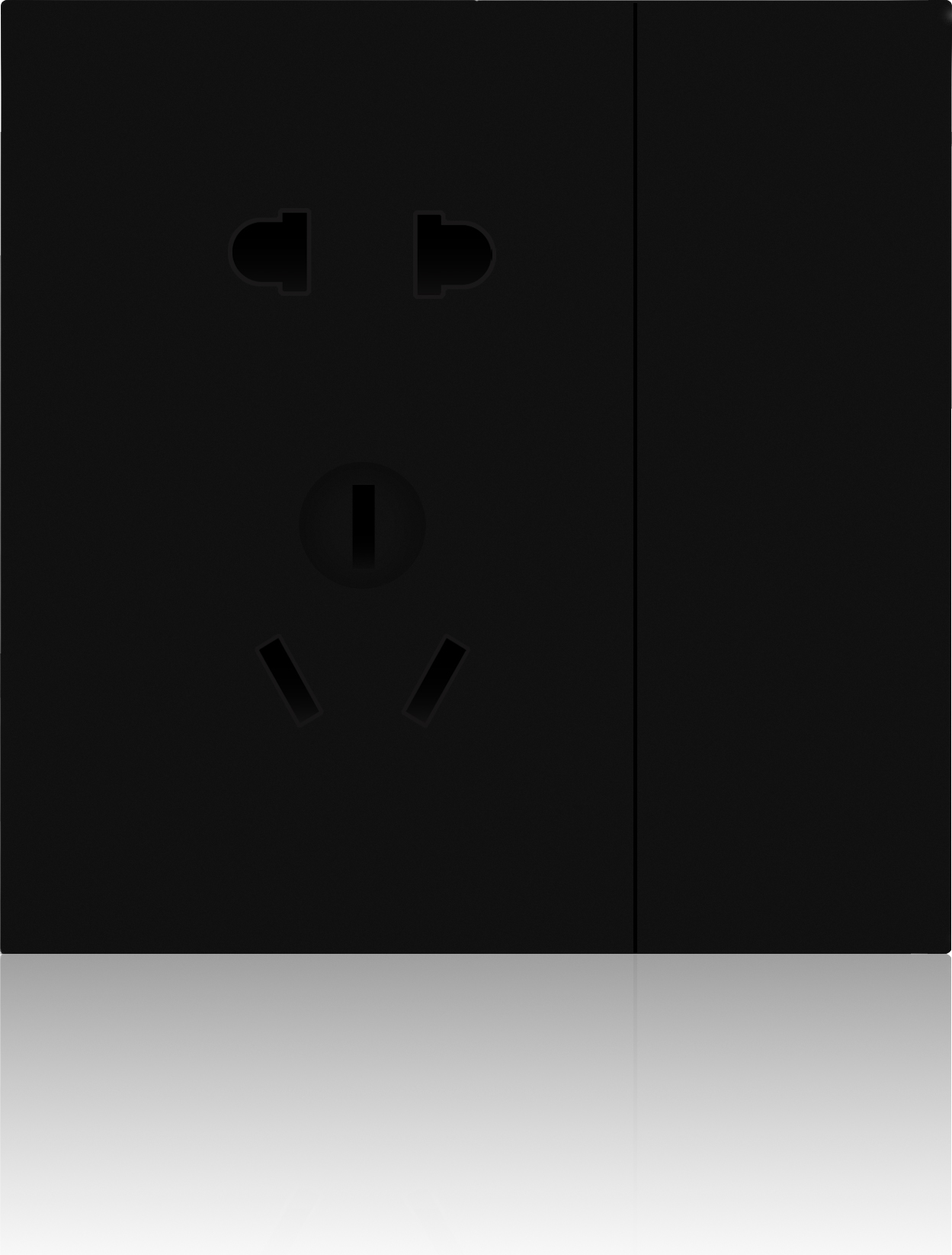 T系列T3五孔插座机械开关控制（一开二三级）_酒店智能开关面板_温控面板_情景模式开关_插卡取电 - 未来居